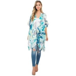 BIJORCA abstract print kimono, NWT, one size fits S-XL